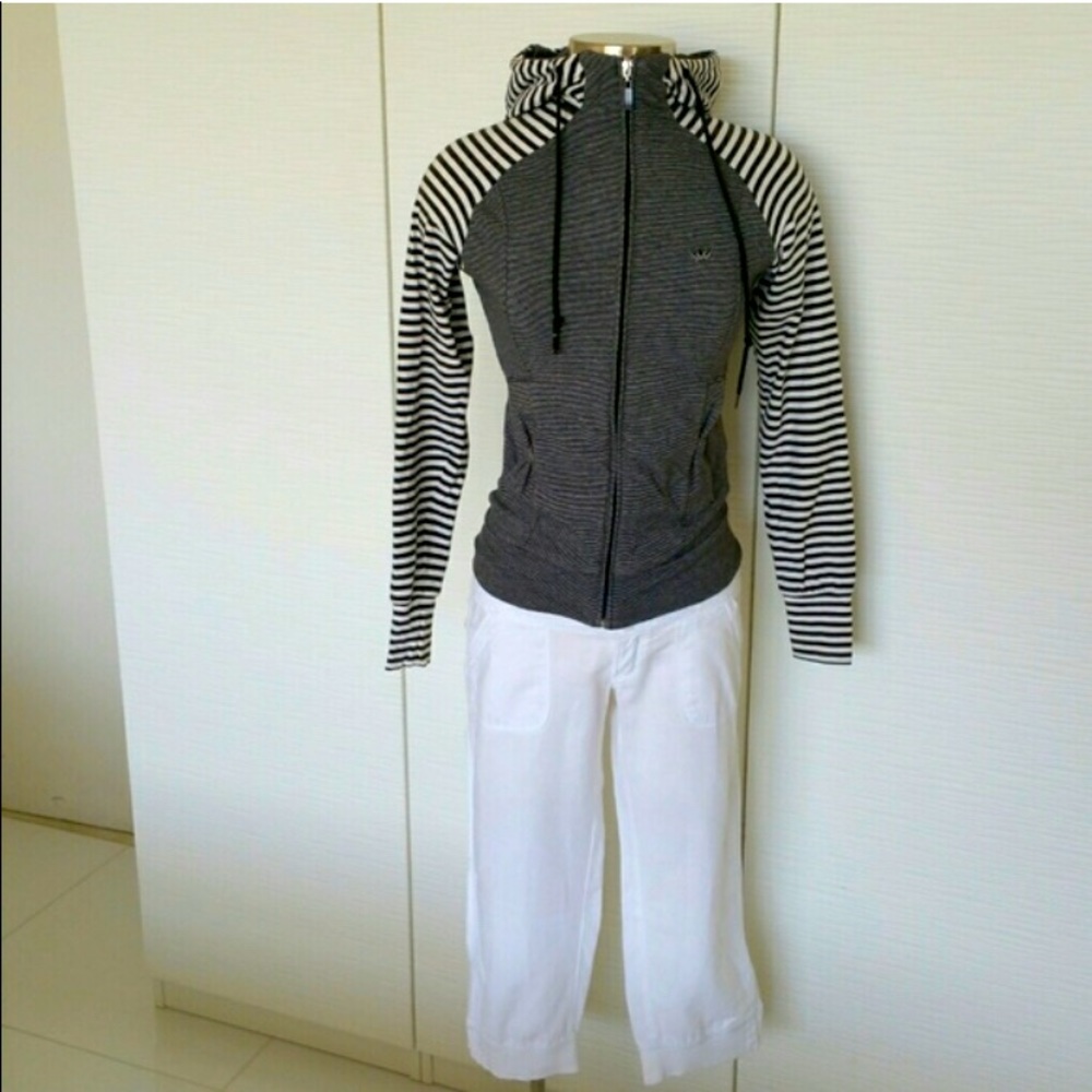 Adidas jacket with hoodie